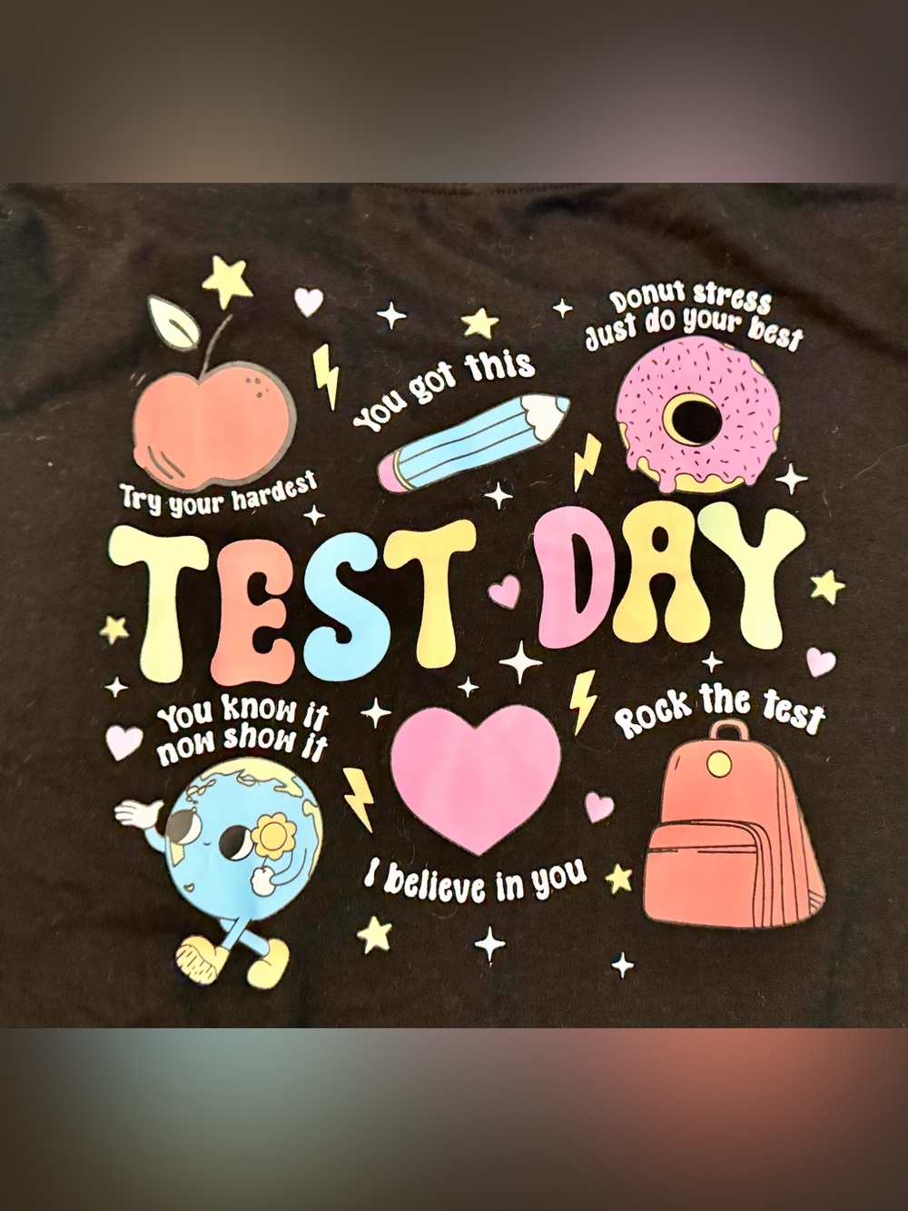 Test Day Y’all Teacher Graphic Tee L NWOT - Picture 7 of 7